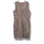 White House | Black Market Multicolor Tweed Sleeveless V Neck Sheath Dress Sz 12 Photo 5