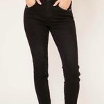 AMO High Rise Twist Hem Preppy Minimalist Luxury Coastal Boho Chic Jeans 26 Black Photo 0