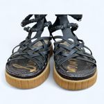 Sam Edelman Black Geana Strappy Platform Gladiator Sandals Women's 9.5 Boho Photo 1