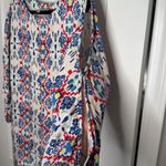 Johnny Was ‎ Geometric Open Sleeve Shift Dress - M Photo 1