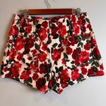 Maeve  The Colette Shorts Red Rose Size 32 Photo 2