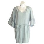 Cozy Casual NWT  Light Blue Short Sleeve Romper Photo 0