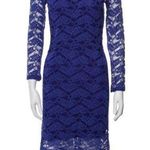 Alexis  Cobalt Blue Lace Dress Large Photo 0