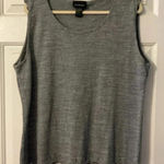 Lane Bryant  Gray Light Sweater Tank Top Plus‎ Size 18/20 Photo 0