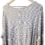 Women’s Catherines beige gray space dye shark bite hem top Size 2X Photo 3