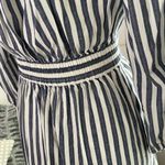 Madewell Shimmer Strip Cutout Midi Dress Photo 10