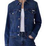 Calvin Klein NWT Classic Trucker Jacket Storm Blue Medium Photo 0