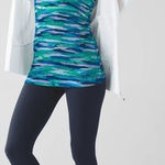 Lululemon ‎ Cool Racerback Seven Wonders Multi Color Sea Colors Size 4 ocean Photo 0