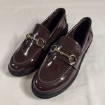 American Eagle Duchess Loafer Brown Patent Leather Academia Preppy Size 8.5 Photo 4
