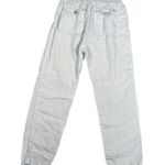 Bella Dahl Utility Waist Pants Trouser 100% Linen Light Blue Size S Tapered Leg Photo 1