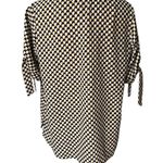 Everleigh Loose Fit Geometric Print Hi-Low Hem Blouse, Sz L Photo 1