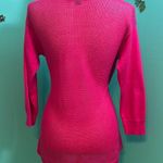 American Eagle  Outfitters Vibrant Pink 3/4 Sleeve Top Photo 4