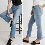 Madewell NEW Kick Out Crop Jeans in Carey Wash, 31 Photo 2