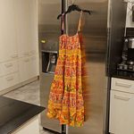 Farm Rio 💕💕 Mixed Fruits Paradise Midi Dress ~ Large L NWT Photo 11
