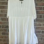 Dress Up Chic White V-Neck Midi Dress Photo 1