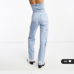 ASOS Denim Cargo Jumpsuit Photo 1