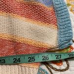 CHAPS  1X womens short sleeve lightweight summer knit sweater striped pastels NWT Photo 5