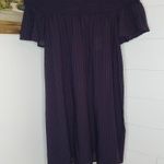 Urban Outfitters  Cooperative NWT Navy Striped Off Shoulder Dress XS Photo 1