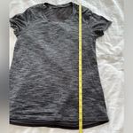 Lululemon gray & shear black T shirt Photo 3