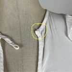 Free People  White Ruffle Long Sleeve Top Photo 3