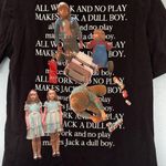 ZARA The Shining Graphic Shoulder Pad Cotton Short Sleeve T Shirt Photo 4