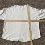 Jenni Kayne  100% Cotton Long Sleeve Cream Top Womens Size Small Peru Capsule Photo 5