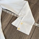 None Vintage white button down with floral embroidery size 46 Photo 14