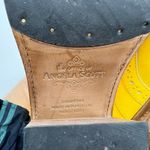 The Office of Angela Scott Leather Ms. Juliette Kiltie Loafer Yellow Size 9.5 Photo 6