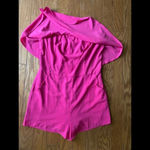 NWT‎ Off the shoulder Romper Pink Size L Photo 6