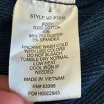 Ci Sono Plaid Collection Blue Button Down shirt ribbed cage denim SZ L #2271 Photo 11