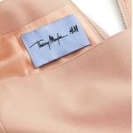 NWT H&M x MUGLER wool mini skirt antique pink Size 0 Photo 4