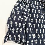 J.Crew  blouse size XS fall dark colors modest office job ruffles girly boho Photo 1