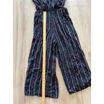 Hollister  Jumpsuit Medium Blue‎ Red White Striped Sleeveless Casual Romper Photo 2