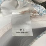 Shade & Shore Blue & Tan Snake Animal Print Contour Underwire Bikini Top 36D Photo 3