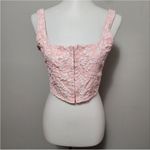 Wild Fable Pink Floral Lace Corset Crop Tank Top Size XS Photo 1