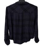 Rails  Pepper Military Plaid Long‎ Sleeve Button Shirt Size Small Purple Photo 4