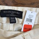 Banana Republic  Low Rise Boot Cut. Ivory. Size 25/0. NWT Photo 5