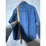 VTG Sergio Valente Jean Jacket Medium Shirt Shacket Pockets Blue Denim Cotton Photo 11