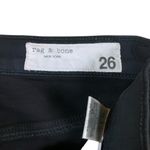 Rag and Bone  Black‎ Skinny Jeans High Rise Stretch Denim 26 Sleek Chic Photo 2