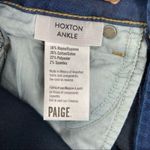 Paige Hoxton Ankle Dark Wash Denim Skinny Leg Jean Photo 8