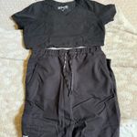 Grey's Anatomy Grey’s Anatomy Scrub Set Black Photo 0