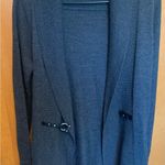 Ellen Tracy New Ellen Tracey Dark Grey wool blend Cardigan Sweater SZ S Photo 1