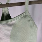 Nike Dri-FIT Seamless Sports Bra Tank Light Green Strappy Back Size XL Active Photo 3