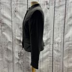 Dalia Charcoal Gray Muted Gold Speckled Buttoned Blazer Jacket Size 8 Photo 5