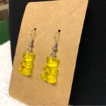 Cute Gummy Bear Earrings Yellow Photo 2