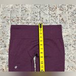 Lululemon  In the Flow Crop Leggings size 6 maroon Photo 5