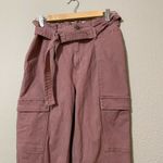 Hollister  Mauve Classic Ultra High Rise Mom Cargo Pants Jeans Size Womens S Photo 2