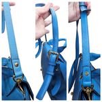 MCM  Vibrant Blue Satchel Photo 3