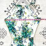 Lovestitch Halter Smocked Waist Floral Maxi Dress Large Photo 5