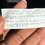 ZARA  Black Wool Blend Coat Women’s Medium - Minimal Wear, Chic & Warm Photo 4